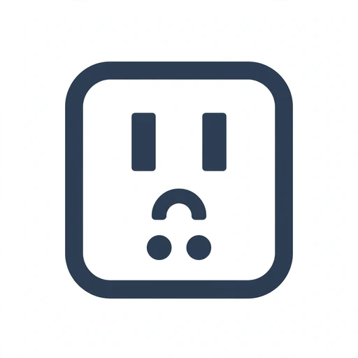 GFCI receptacle being tested with a plug-in tester near a bathroom sink